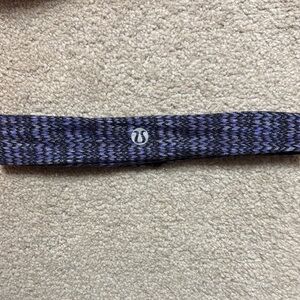 lululemon athletica Purple and Black Hairband